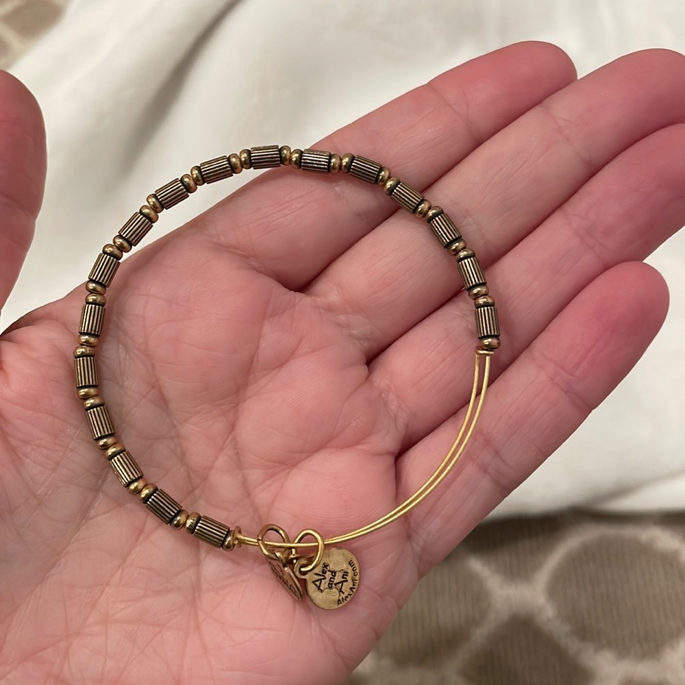 Alex and Ani gold bracelet